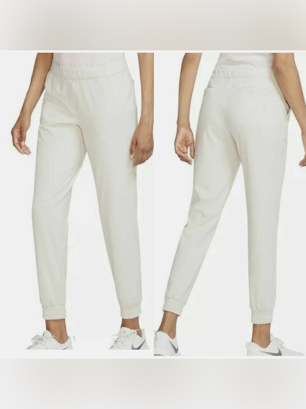 NWT Nike Women’s Flex UV Golf Joggers pants cream ivory size medium